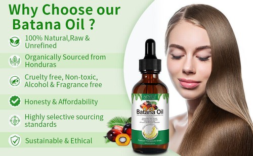 100% Pure Batana Oil for Hair Growth - Natural Hair Care & Scalp Wellness - Picture 10 of 12