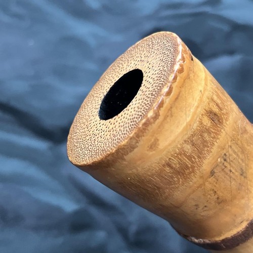 Shakuhachi Toyozan Style Extended Pipe 43cm Tested Authentic Sound - Picture 8 of 8
