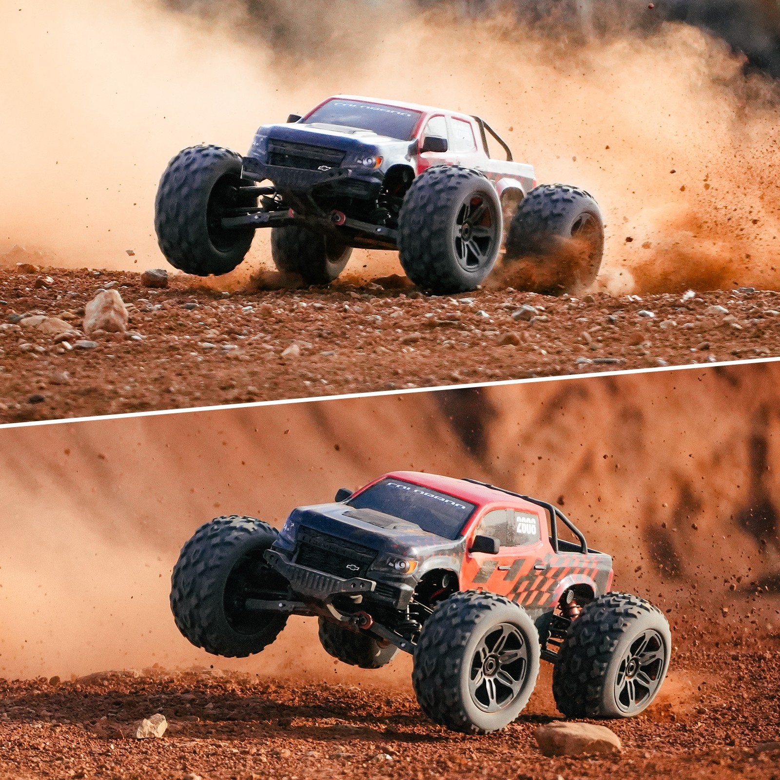 FMS 1/10 Chevrolet Colorado RC Truck, FMT10 Brushless High-Speed RC Monster Car