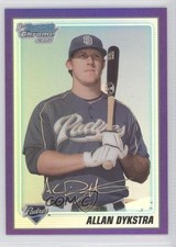2010 Bowman Chrome Prospects Purple Refractor 842/999 Allan Dykstra #BCP44 0a6