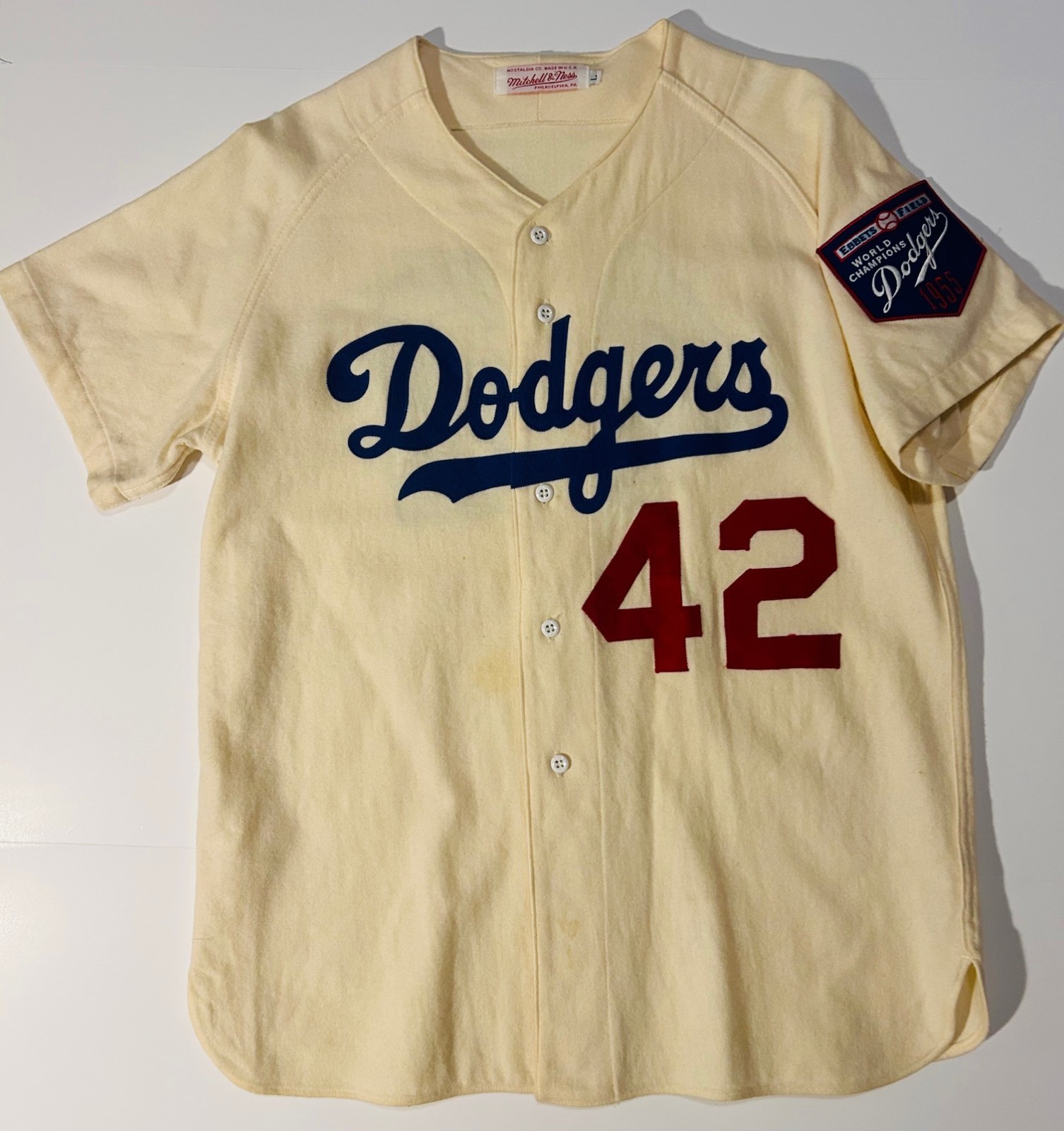 Jackie Robinson, Brooklyn Dodgers 1950's Wool flannel Baseball Jersey