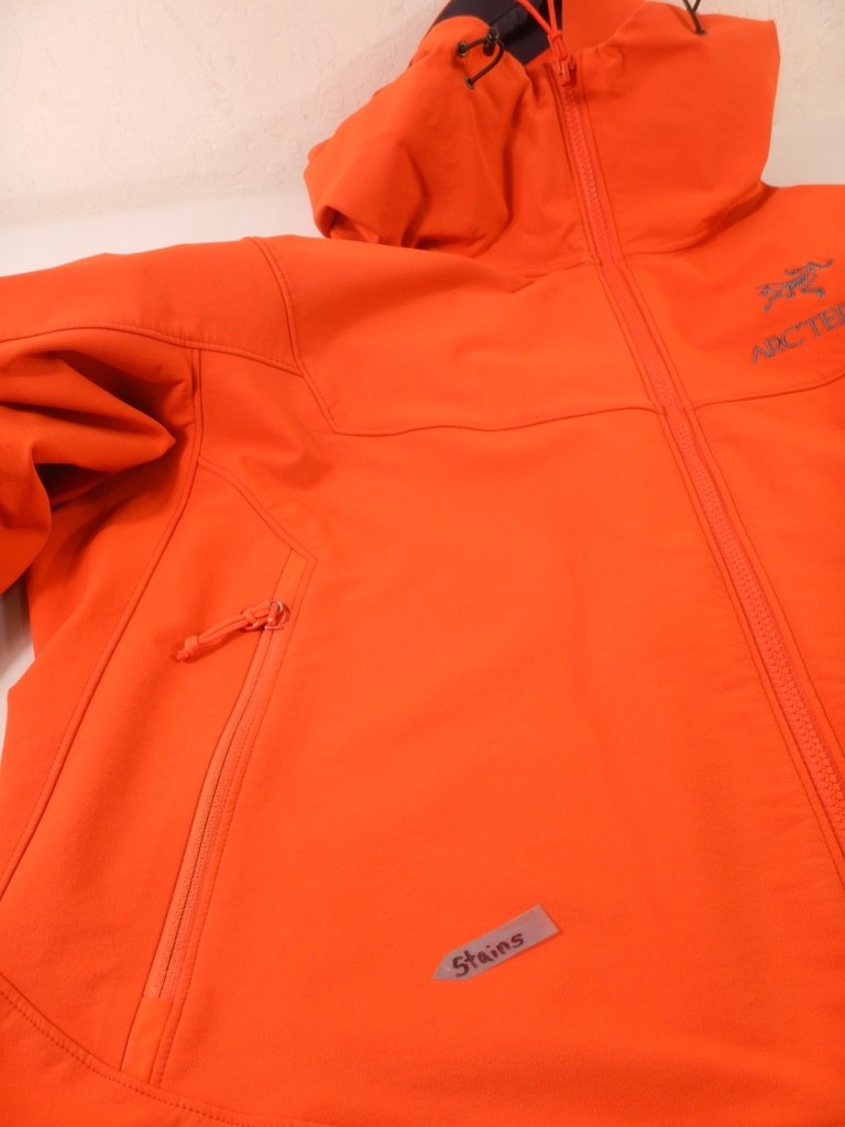 Arc'teryx Men's GAMMA LT HOODY Jacket Orange FLAWS Size LARGE | eBay