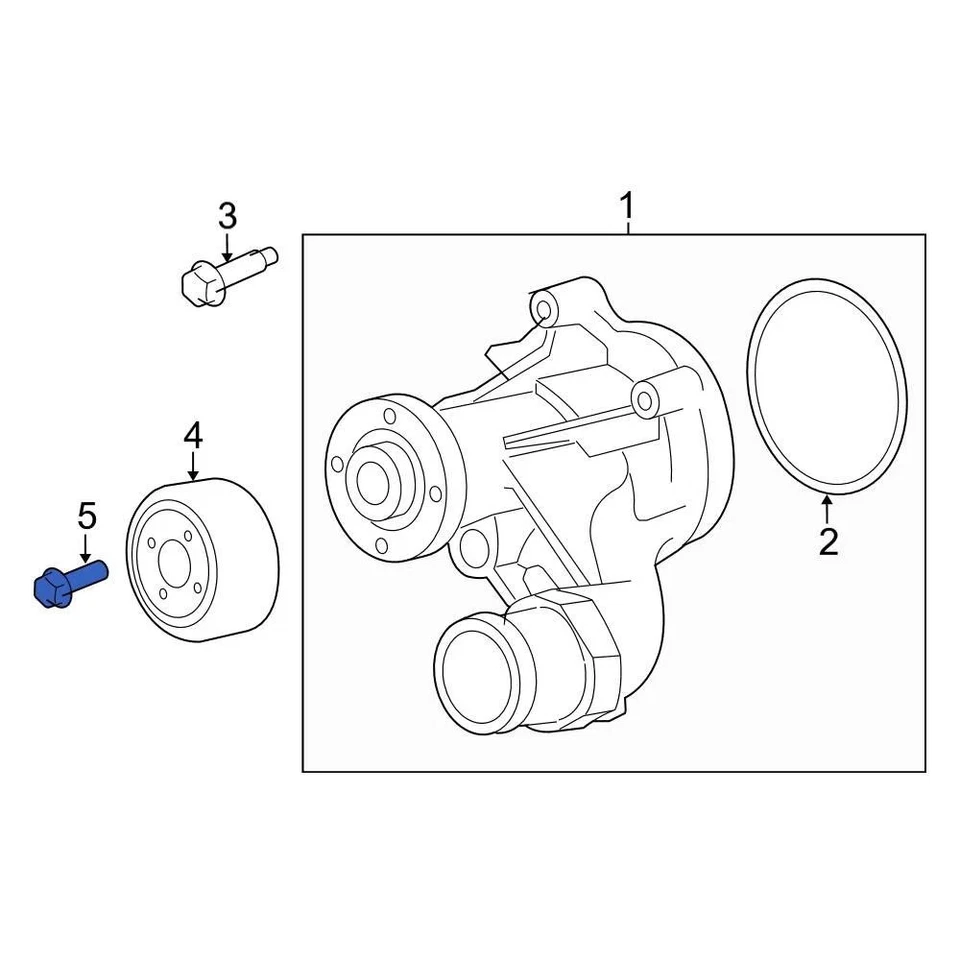For Ford F-150 2009-2014 Ford N806282S437 Engine Water Pump Pulley Bolt - Изображение 4 из 4