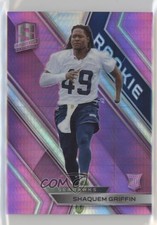 2018 Panini Spectra Rookies Neon Pink Prizm 15/20 Shaquem Griffin #151 1u0