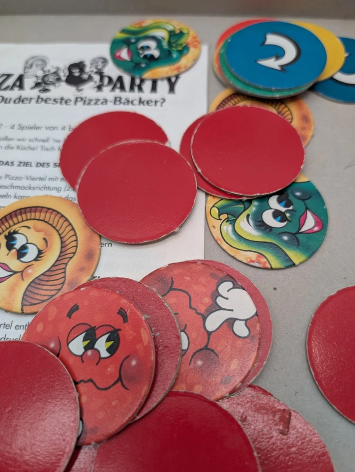 Pizza Party Parker Vintage Brettspiel Gesellschaftsspiel Familienspiel  - Bild 3 von 4