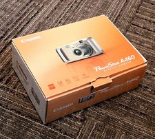 Vintage CANON PowerShot A460 Digital Camera BOX,MANUALS and CABLES ONLY! (No...