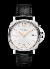 Panerai 1672 Luminor Due White Dial Watch PAM01672 42mm