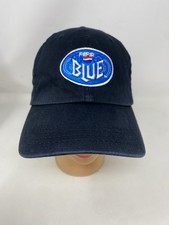 Vintage “Pepsi Blue” Hat Nice Color Patch Adjustable Black Retro Dad-VERY RARE