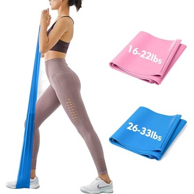 Fitnessbänder 2er Set Resistenzbänder Yoga Pilates Crossfit Lang 1,8/2m