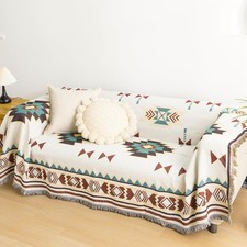 Aztec Navajo Sofa Large Throw Blanket for 2 3 Seater Settees,100%