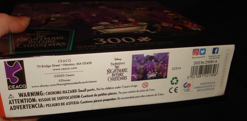 Ceaco Disney Tim Burtons The Nightmare Before Christmas 300 Piece Puzzle Poster - Picture 2 of 3