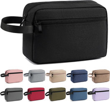 Travel Toiletry Bag, Small Cosmetic Bag, Hanging Water-Resistant Organizer for M