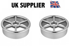 2 X CHROME SHOWER WASTE GRID COVER STWGR-CP  STW3 STW4 FOR MCALPINE TRAPS - 45mm