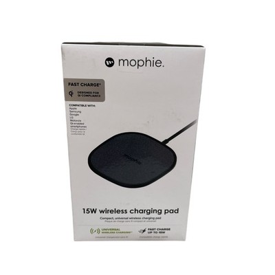 Mophie 15W Wireless Charging Pad, Charges Apple, Samsung, Google, LG, Motorola