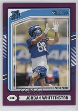 2024 Panini Donruss Rated Rookie Purple Press Proof Jordan Whittington #352 1ew5