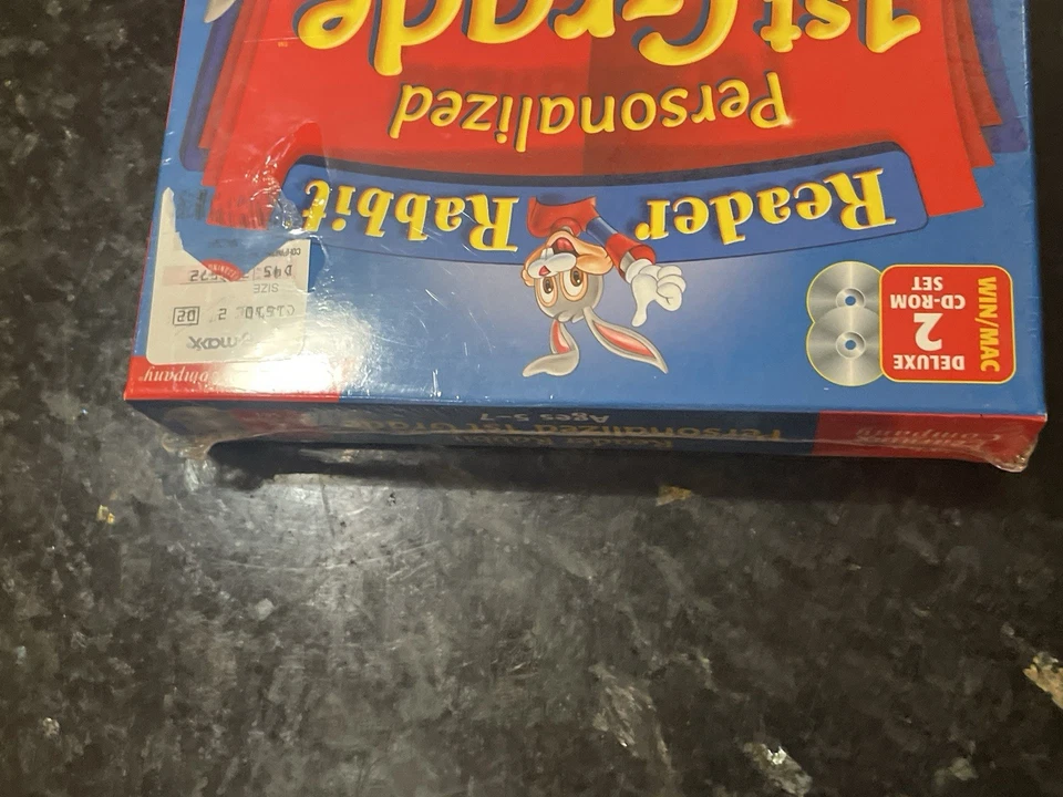 Reader Rabbit Deluxe 2 Cd Personalized 1st Grade Reading Spelling Math Sealed - Image 3 of 4