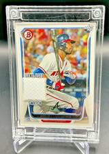 2022 Jersey Fusion JAYSON HEYWARD Encased Jersey Patch Braves