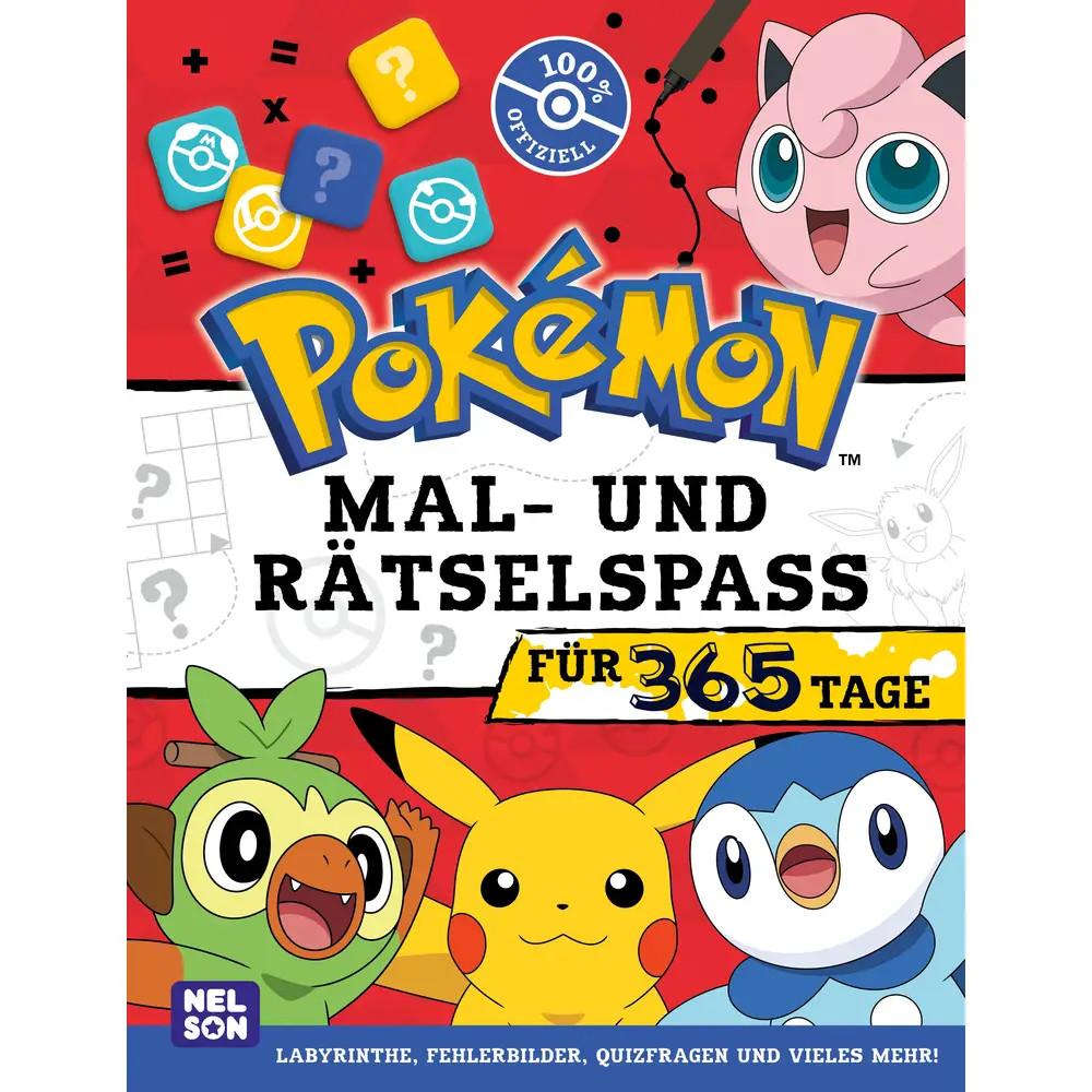 Pokémon Activity-Buch: Mal- und Rätselspaß für 365 Tage - Bild 2