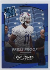 2017 Panini Donruss Rated Rookie Press Proof Blue Zay Jones #309 1o1f