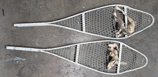 Vintage 1977 Magline of Canada 46" Aluminum Military Snowshoes W/Bindings