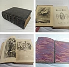 Antique LARGE Victorian Family Illustrated Holy Bible New Old Testament Cassell