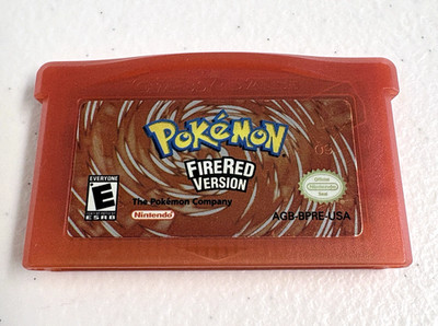 Pokemon FireRed Version Nintendo Gameboy Advance GBA Tested Authentic