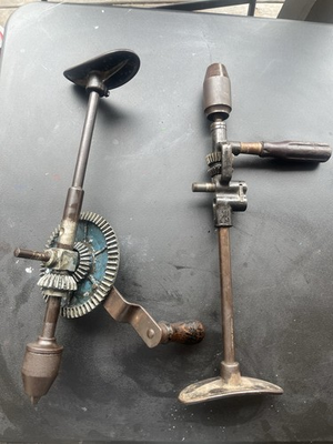 #ad Stanley 2 Speed Breast Hand Drill Vintage Missing Parts $30.00