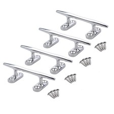 Marine Dock Cleat, Stainless Steel Open Base, Boat Mooring Hardware, Heavy Duty