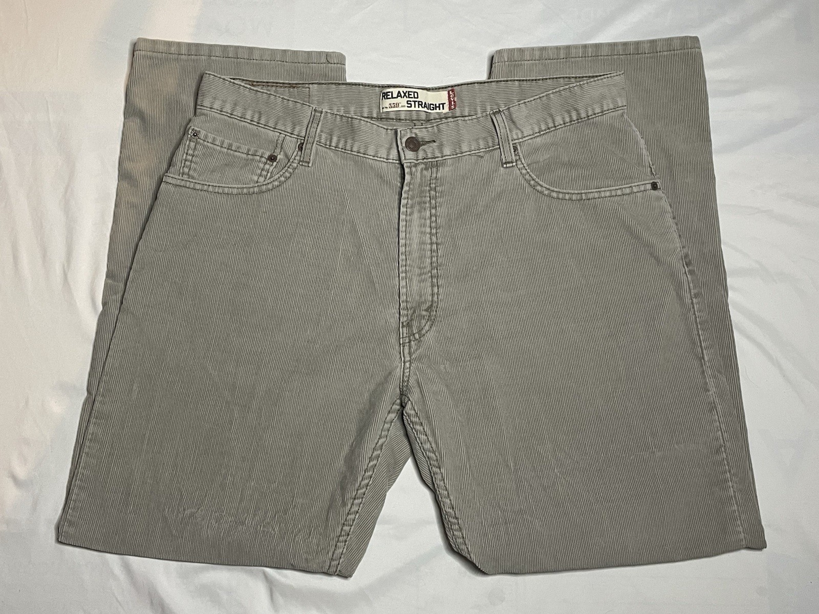 Levis 559 Corduroy Pants Mens 36x30 Relaxed Straight Y2K