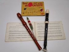 2 Blockflöten Dachbodenfund