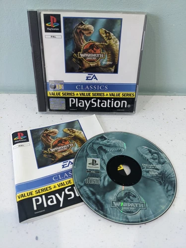Jurassic Park: Warpath - Sony PS1 PlayStation 1 (PAL) Game - Boxed With Manual