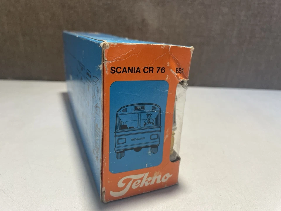 Autobús Tekno escala 1/50 #851 Scania CR 76 - amarillo/blanco - en caja Foto 3 de 4