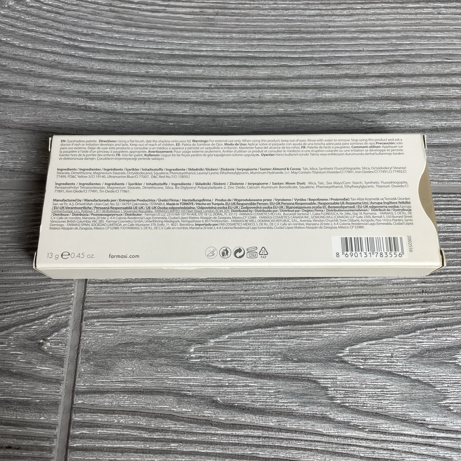 Farmasi Celebration Eyeshadow Palette 0.45 OZ.  New With Box