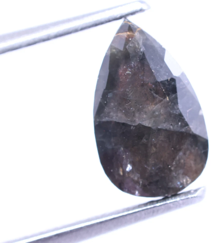 1.31 Carat Natural Diamond Pear Shape Fancy Diamond Black Color Loose Diamond - Image 4 of 4