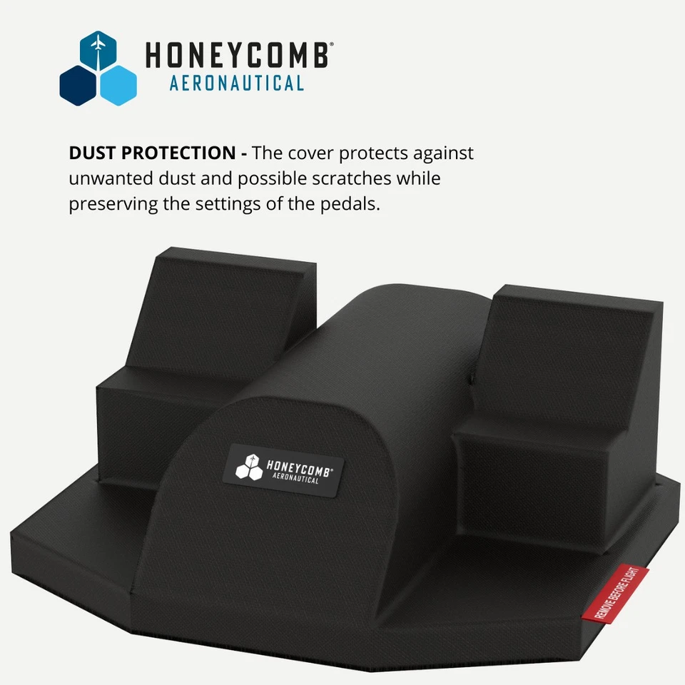 Honeycomb Aeronautical Synthetic Fiber Dust Black Cover for Pedals Bundle - Image 4 of 4