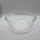 Vintage PYREX #464 3 Ring Scalloped Glass Custard Cup Bowl 10 oz