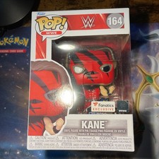 Funko Pop! WWE Kane Fanatics Exclusive Vinyl Figure #164 with Pin