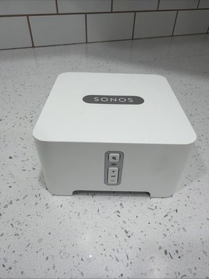Sonos Connect Smart Wireless Stereo Adaptor - White - Turns On (No Power Cord)
