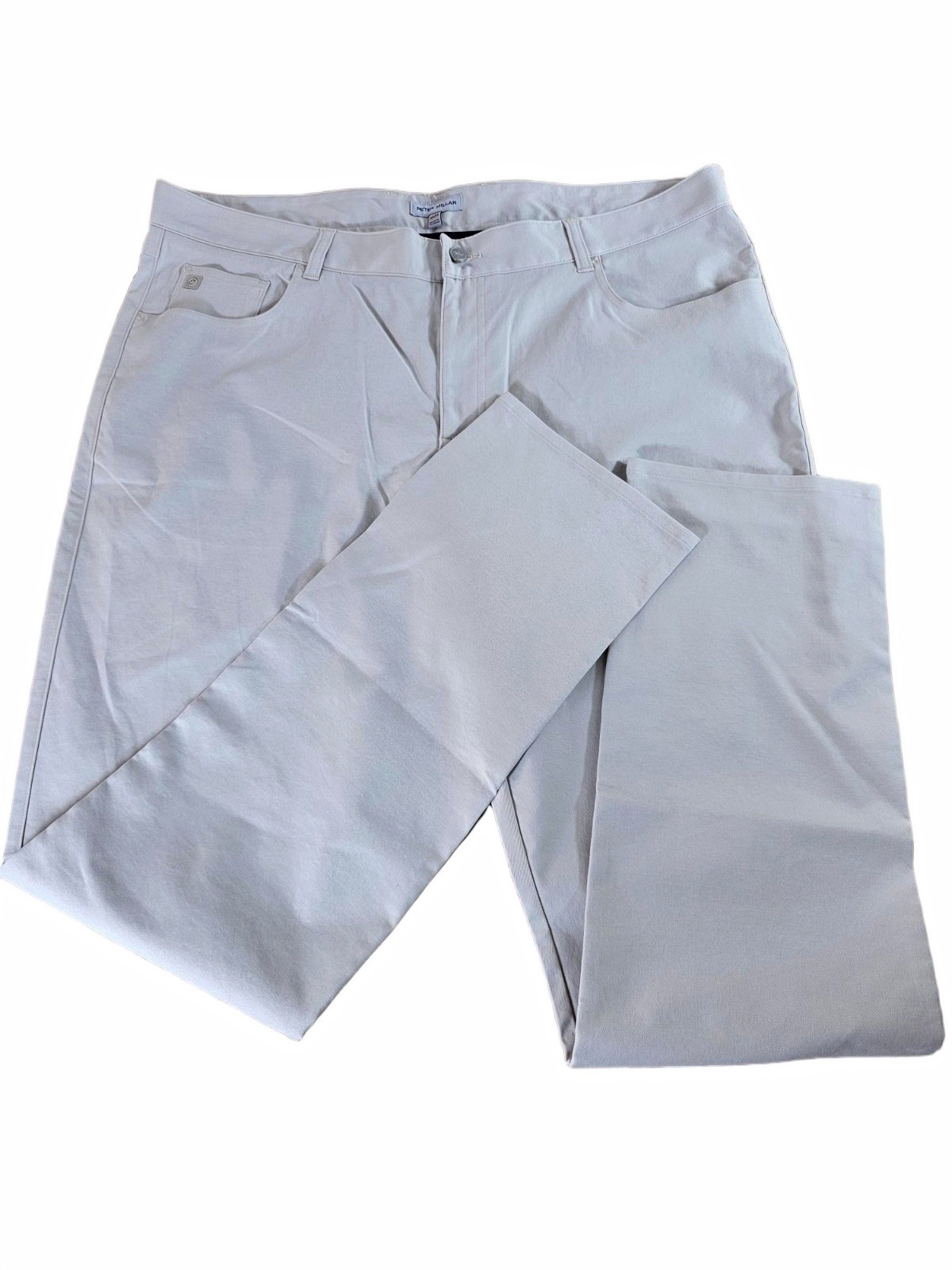 40x34 - BEIGE - Pantalones deportivos de rendimiento Peter Millar Crown de 5 bolsillos para hombre