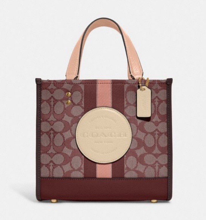 NWT COACH Disney Women's Dempsey Tote 22 Handbag In Jacquard