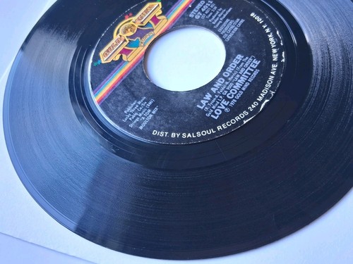 Love Committee - Law And Order / Where Will It End Vinyl 45 - 1978 Gold Mind - Picture 3 of 6