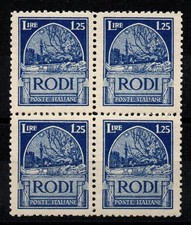 Ägäis - 1929 - S. 9** Pittorica dent. 11 Viertel von 1,25 Lire CV 300++