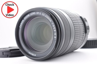 Canon EF-S 55-250mm f4-5.6 IS II Objektiv Telezoom für DSLR APS-C Japan...
