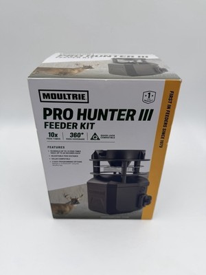 Moultrie Pro Hunter III Deer Feeder Kit Quicklock Adapter Bluetooth Connect