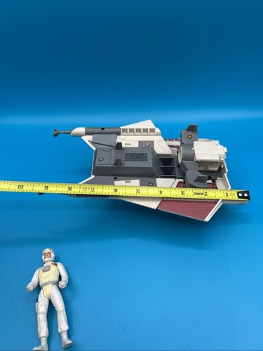 1997 Airspeeder Expanded Universe star wars Ship W/ Figure Incomplete No Missile - Picture 6 of 7