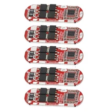 New 4pcs 5S 25A BMS Circuit Board for Lithium Battery Protection and Charging
