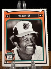 1991 All-Time Baltimore Orioles Team Issue Paul Blair #36
