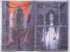 2 Pcs Halloween Window Cover, Halloween Decorations for Home windows