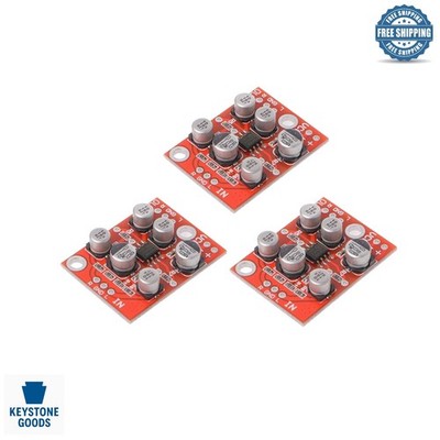 3-Pack AD828 Stereo Preamplifier Boards for Audio Projects