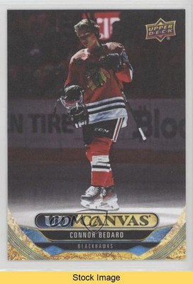 2024-25 Upper Deck Series 1 UD Canvas Connor Bedard #C-72 READ 1k9p